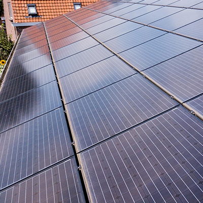 Schoonmaak zonnepanelen